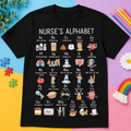 Nurse’s Alphabet Funny Medical Graphic Tee