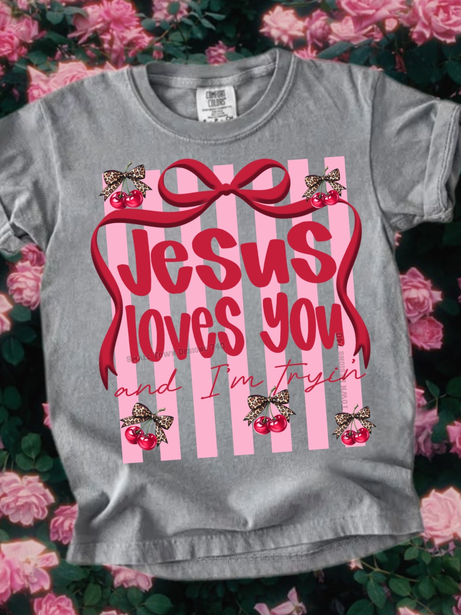 Jesus Loves You & I’m Tryin’ Graphic Tee