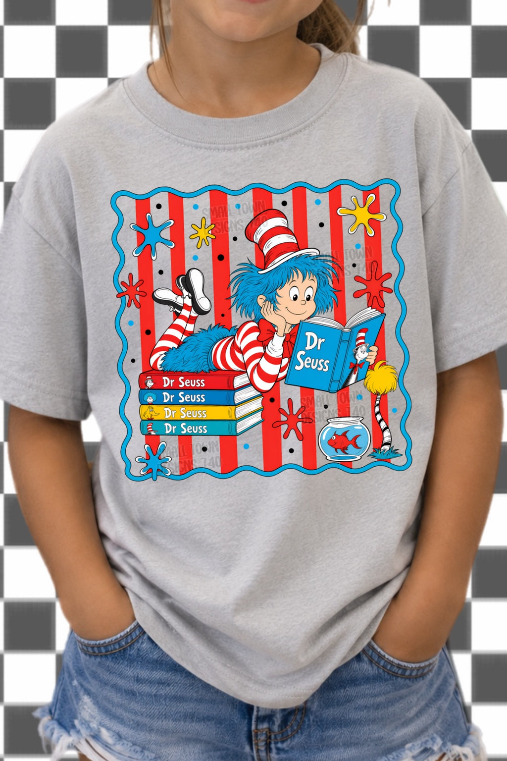 Dr. Seuss Reading Graphic Tee