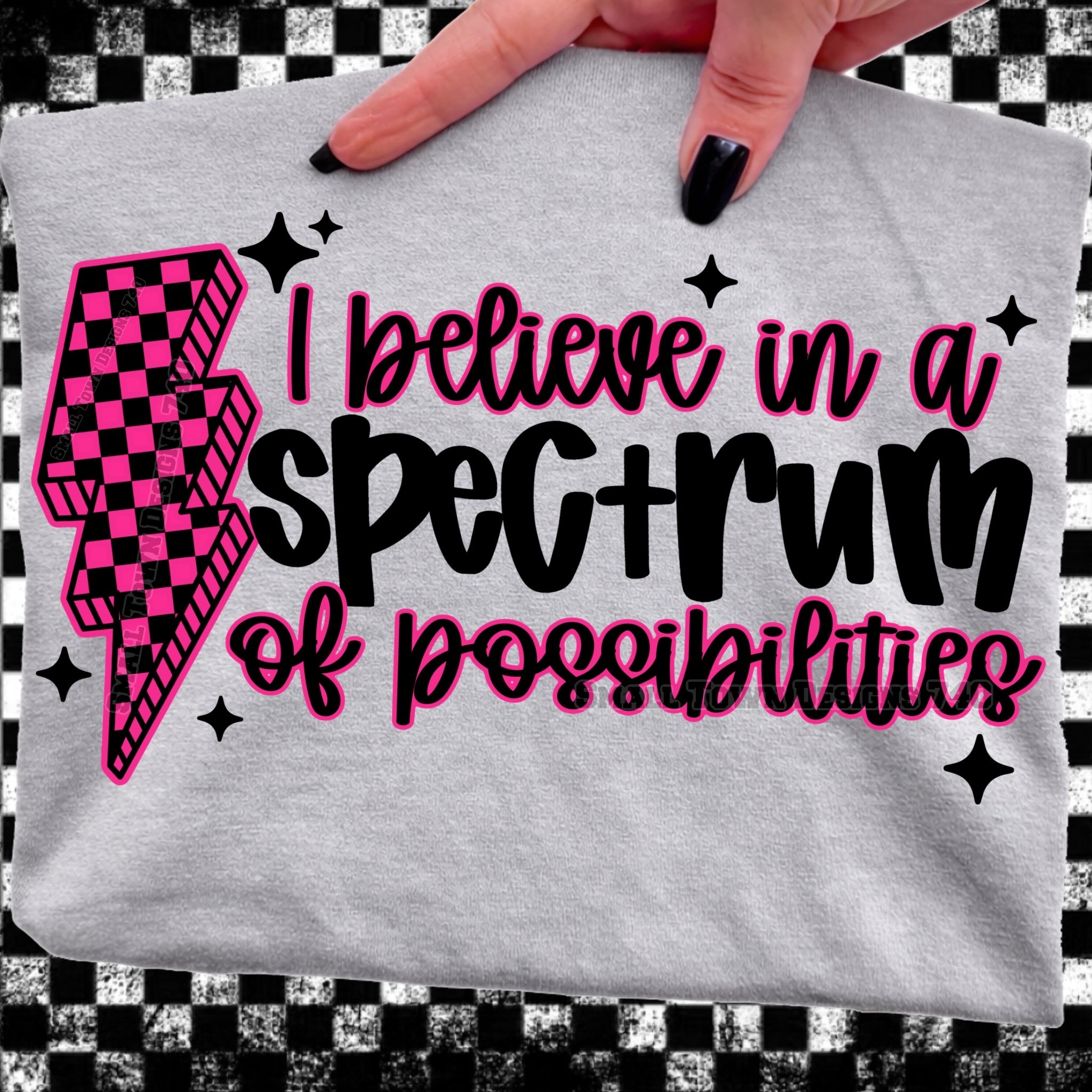 Pink Spectrum of Possibilities Graphic Tee