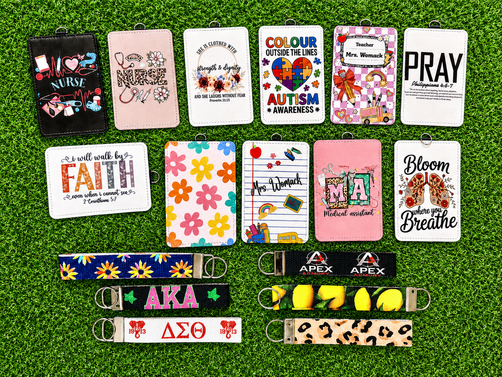 Custom Badge Holders & Wristlet Keychains