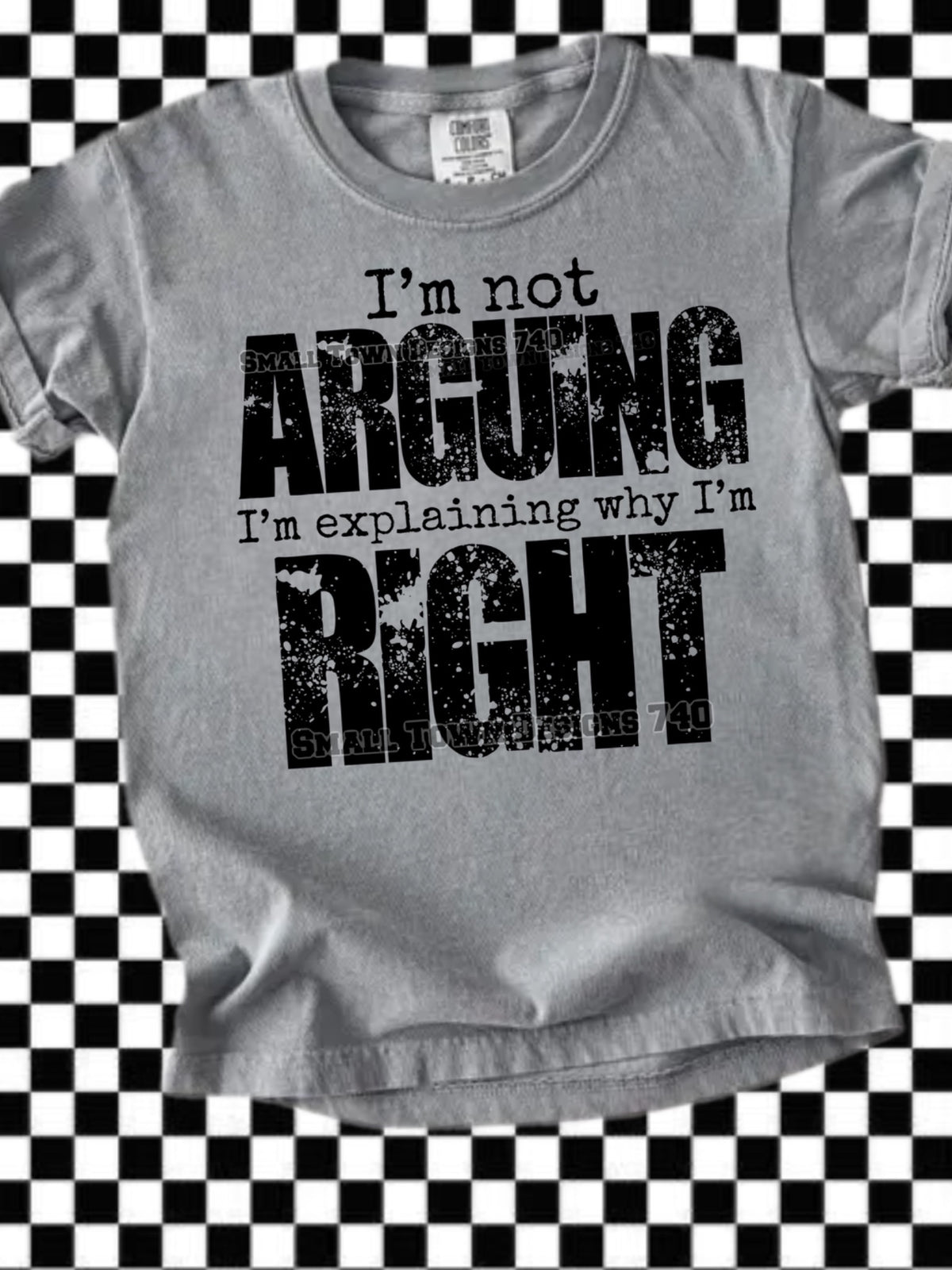 I’m Not Arguing Graphic Tee