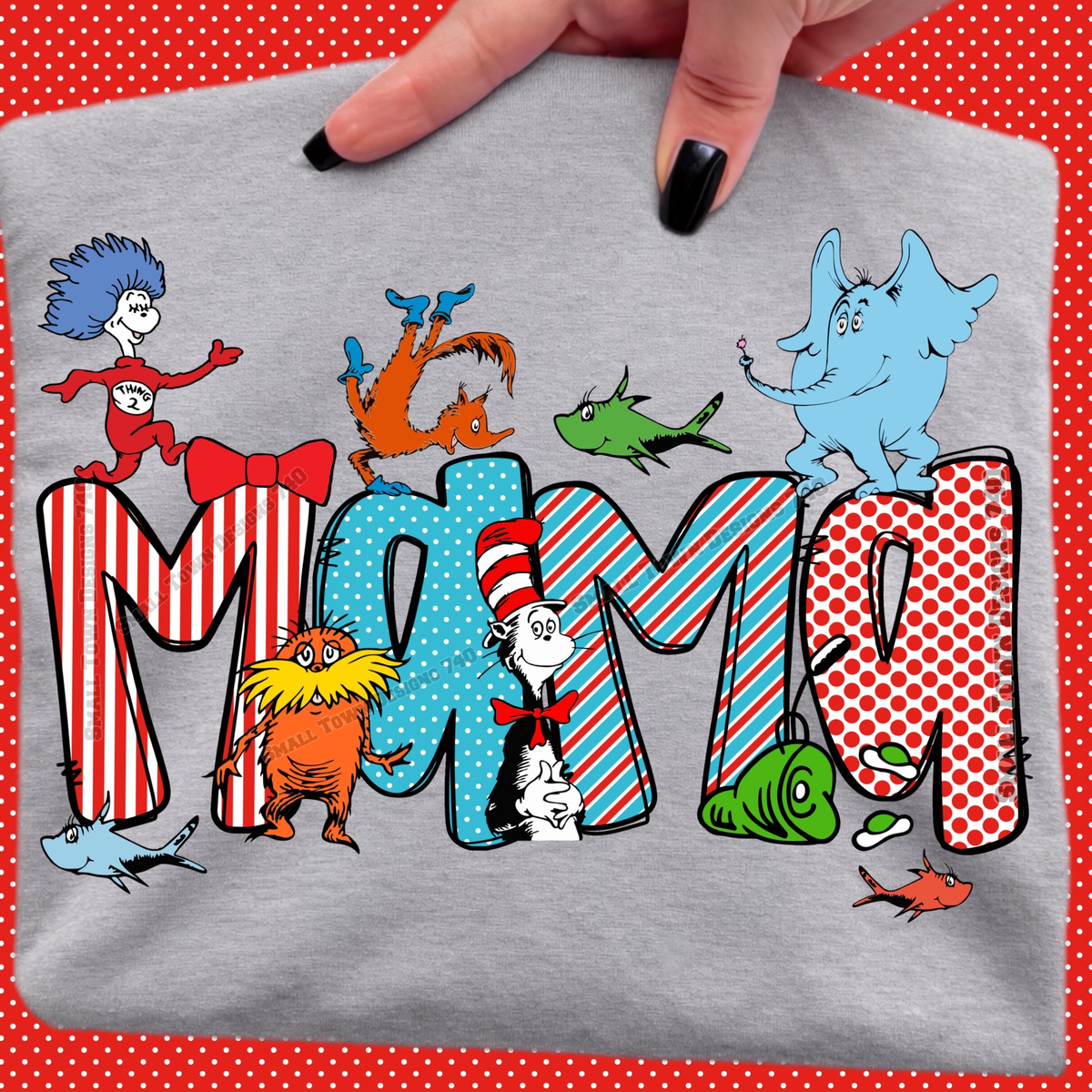 Mama Storybook Characters Graphic Tee