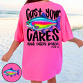Cast Your Cares Fishing Faith Graphic Tee
