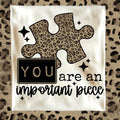 Leopard Important Piece Graphic Tee