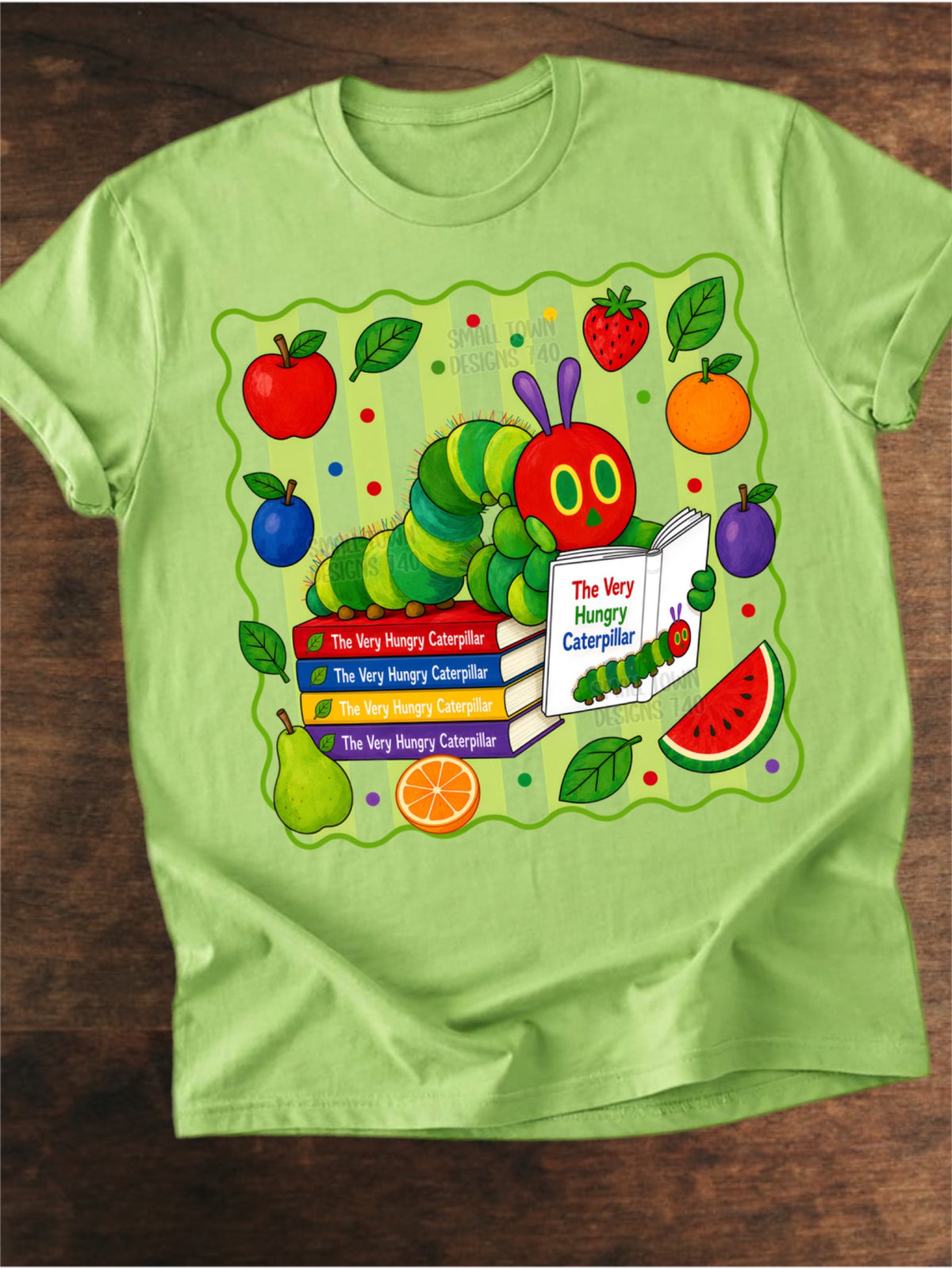 Very Hungry Caterpillar Reading Graphic Tee