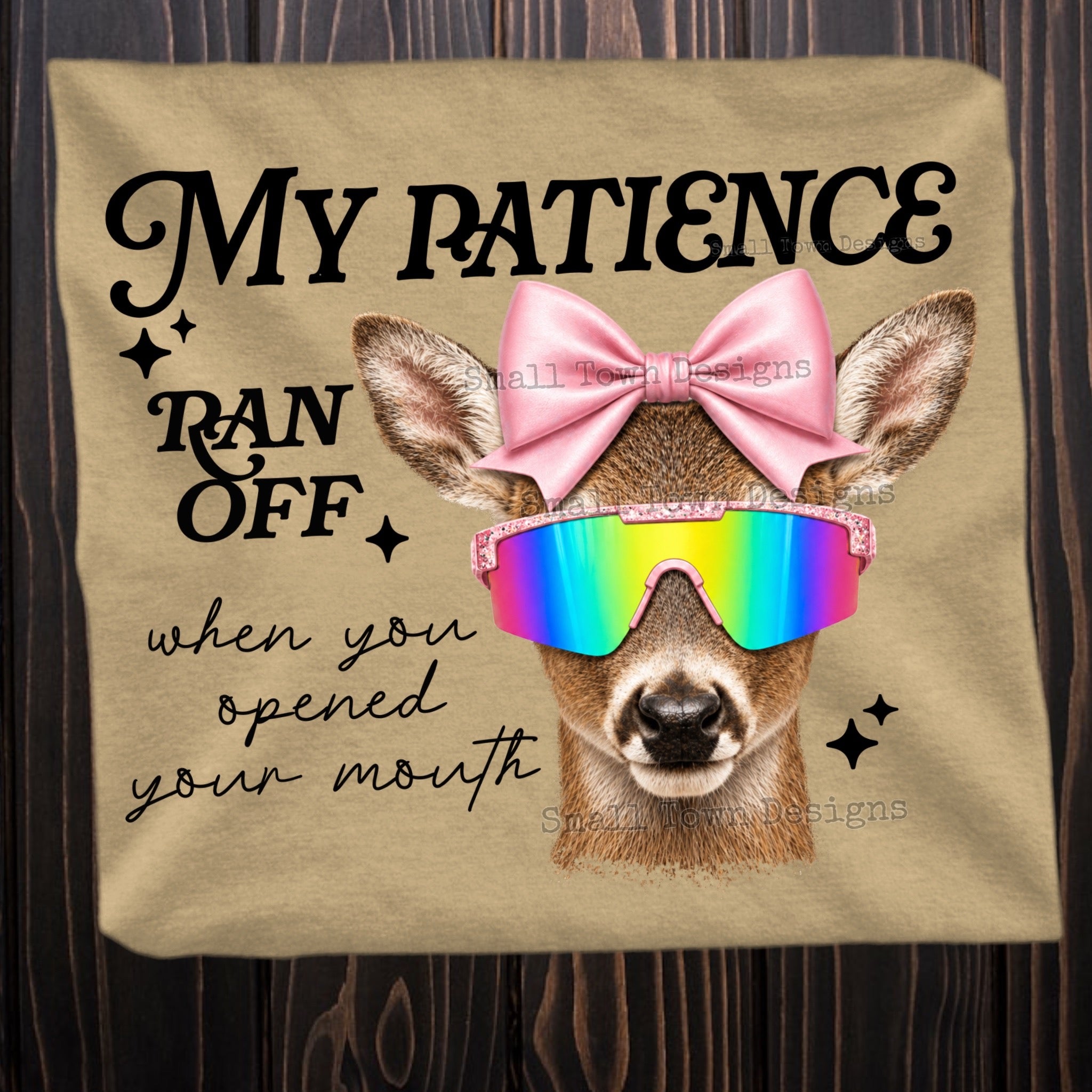 My Patience Ran Off Graphic Tee
