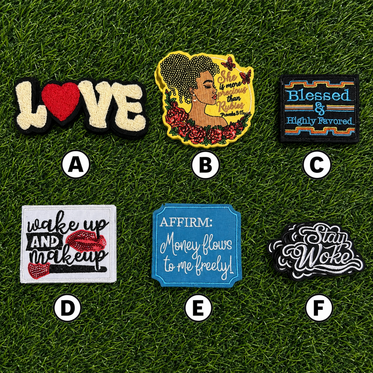 Positive Vibes & Everyday Inspiration Iron-On Patch Collection