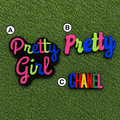 Color Pop Pretty Girl Iron-On Patch Collection