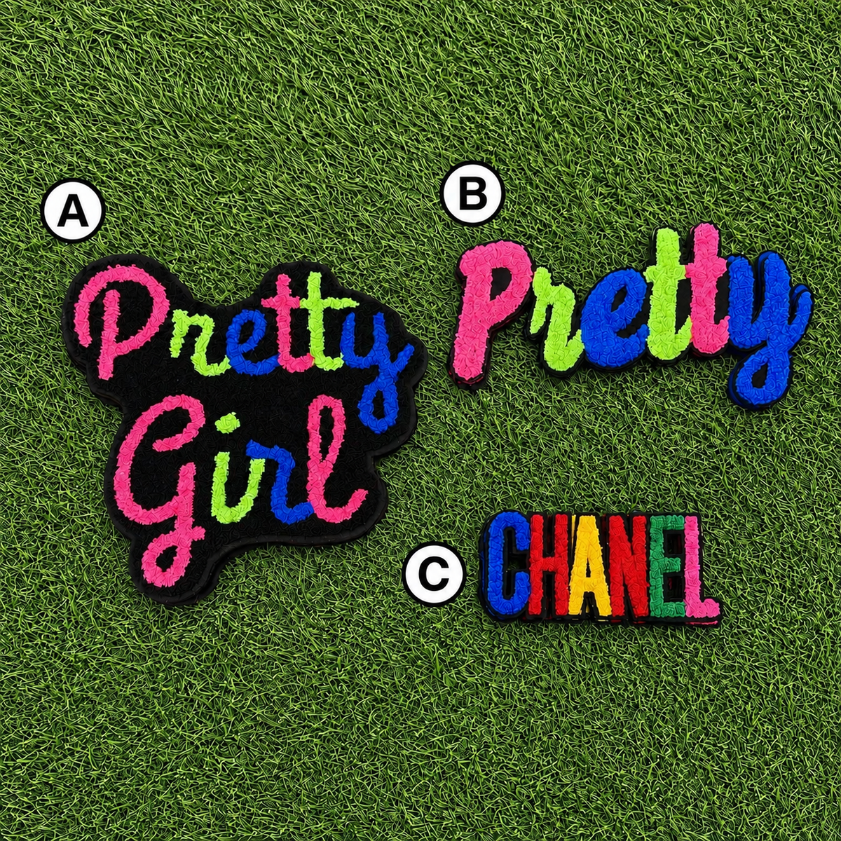 Color Pop Pretty Girl Iron-On Patch Collection