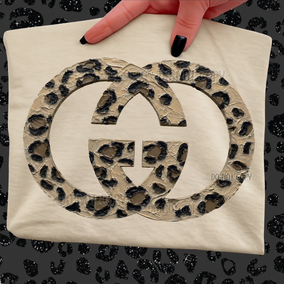 Leopard Designer-Inspired GG Graphic Tee