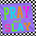 Pray & Slay Colorful Christian Graphic Tee