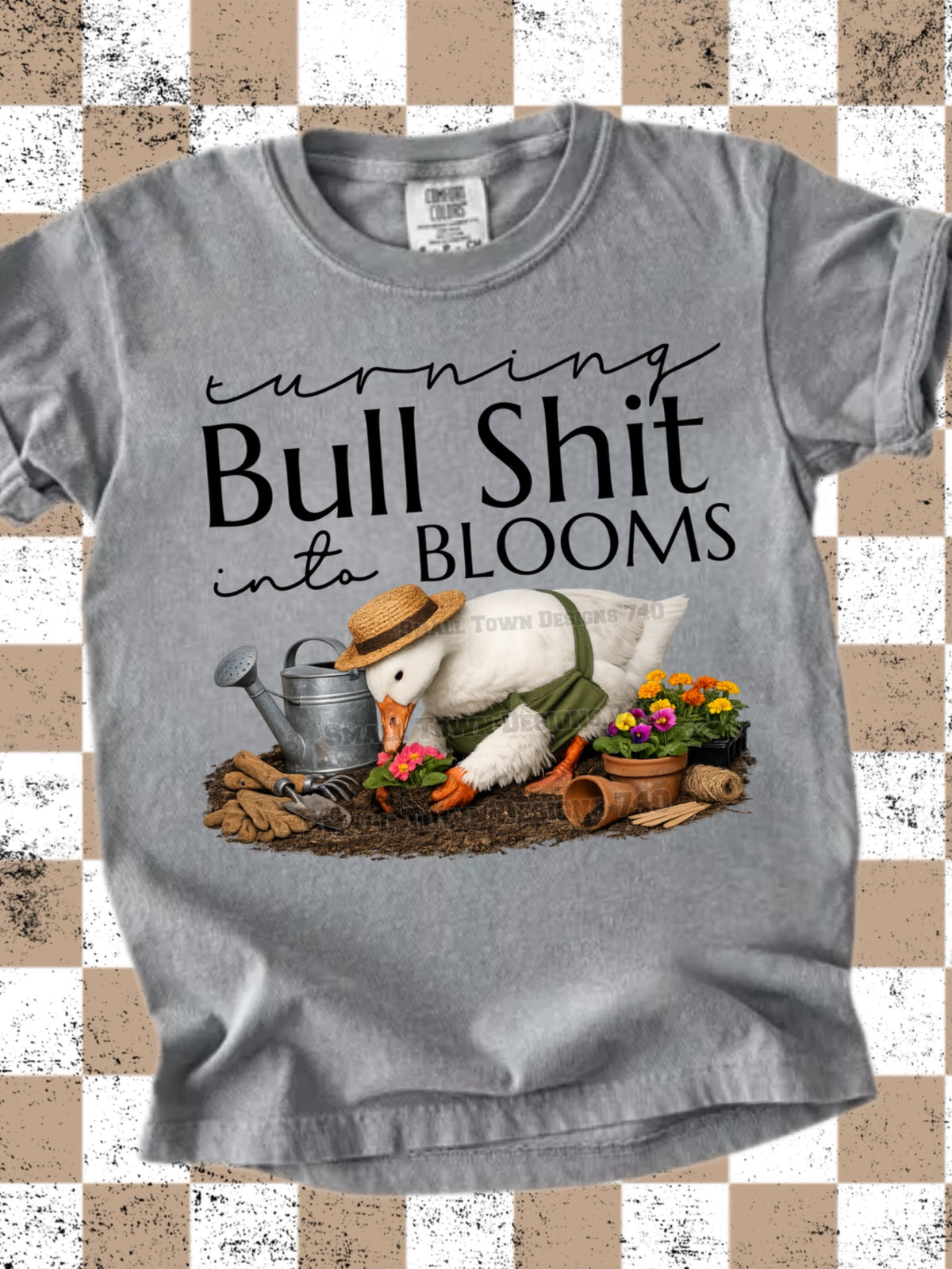 Turning Bullshit Into Blooms Graphic Tee