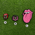 Pink & Brown Fashion Statement Iron-On Patch Collection