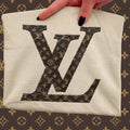Designer-Inspired Brown Monogram Graphic Tee