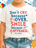 Smile Because It Happened Kids Graphic Tee
