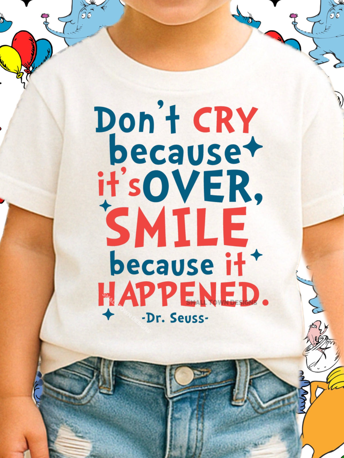 Smile Because It Happened Kids Graphic Tee