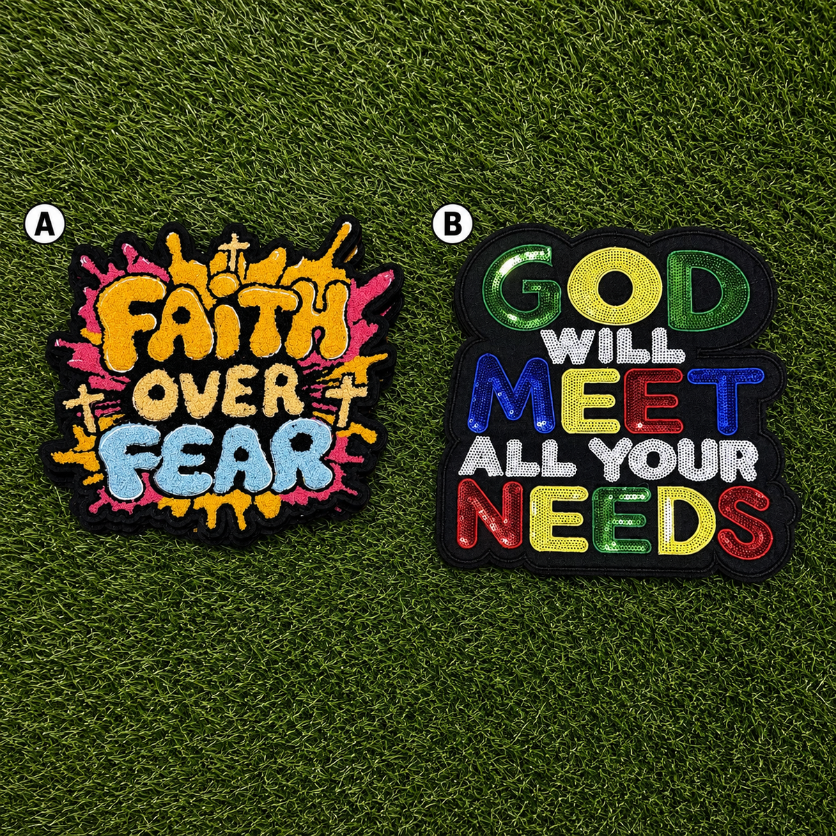 Faith & Inspiration Iron-On Patch Collection