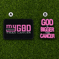 Breast Cancer Faith & Strength Iron-On Patch Collection