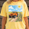 Ducked Jeep Wildflower Graphic Tee