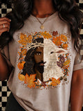 Jesus & The Lamb Fall Christian Graphic Tee