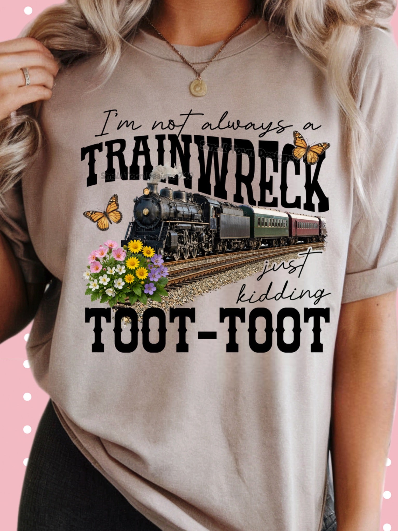 Trainwreck Toot-Toot Graphic Tee