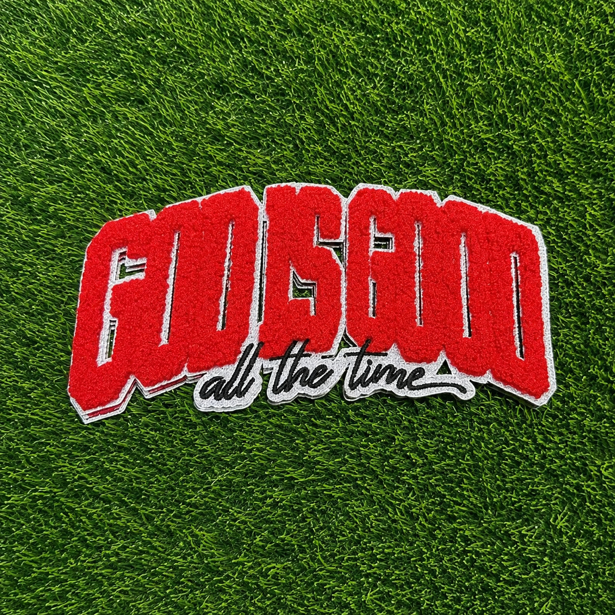 God Is Good All the Time Iron-On Patch