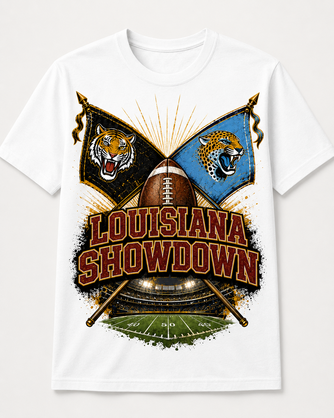Louisiana Showdown Football Spirit Tee & Jersey