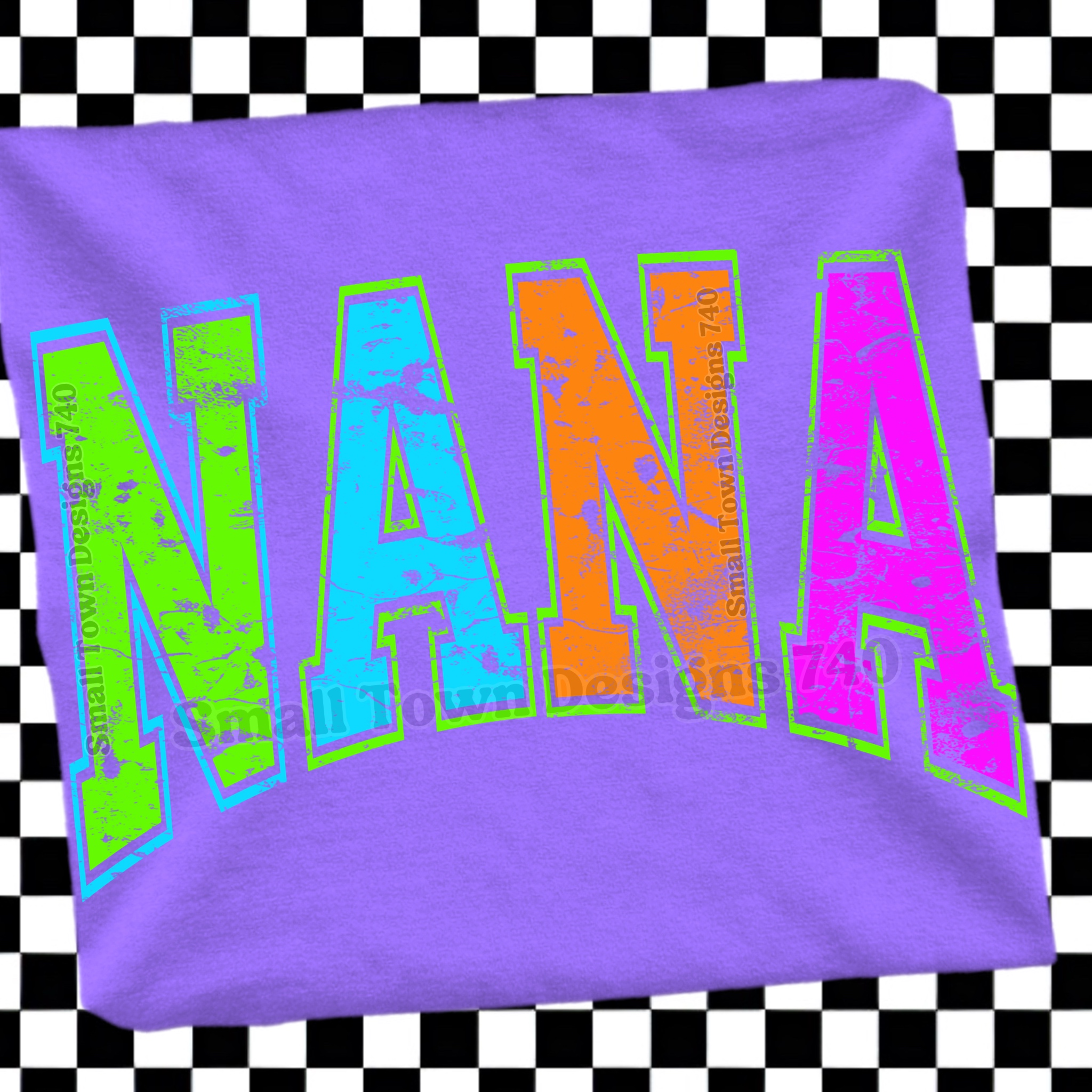 Colorful Nana Graphic Tee