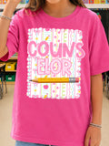 Counselor Pencil Graphic Tee