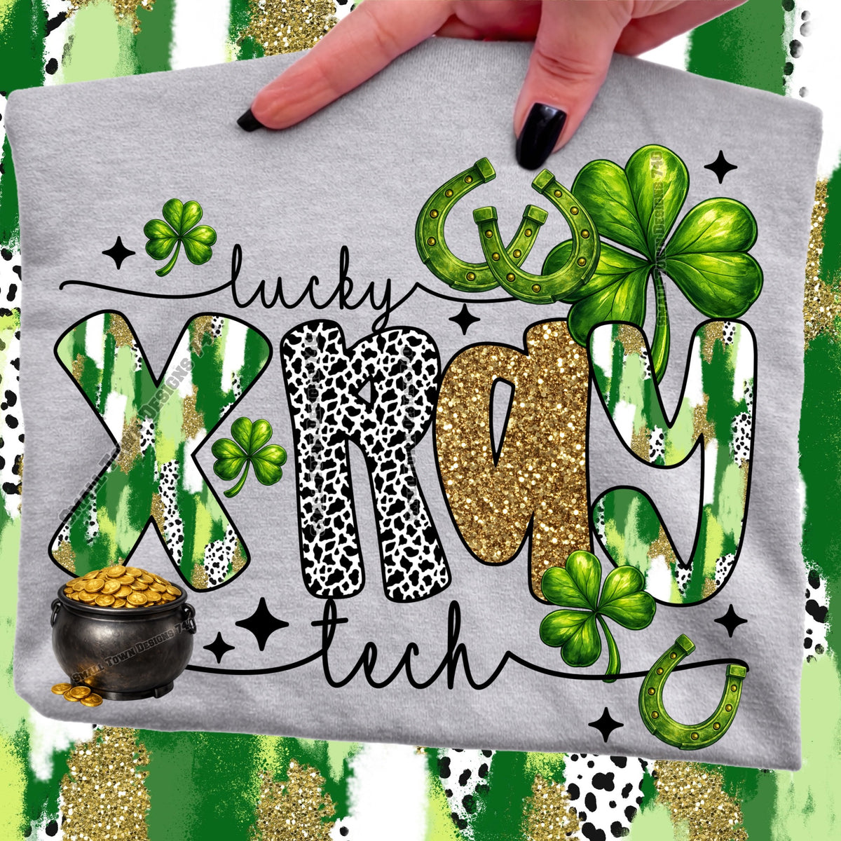 Lucky X-Ray Tech St. Patrick’s Day Graphic Tee
