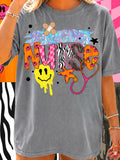 Nurse Patchwork Graphic Tee