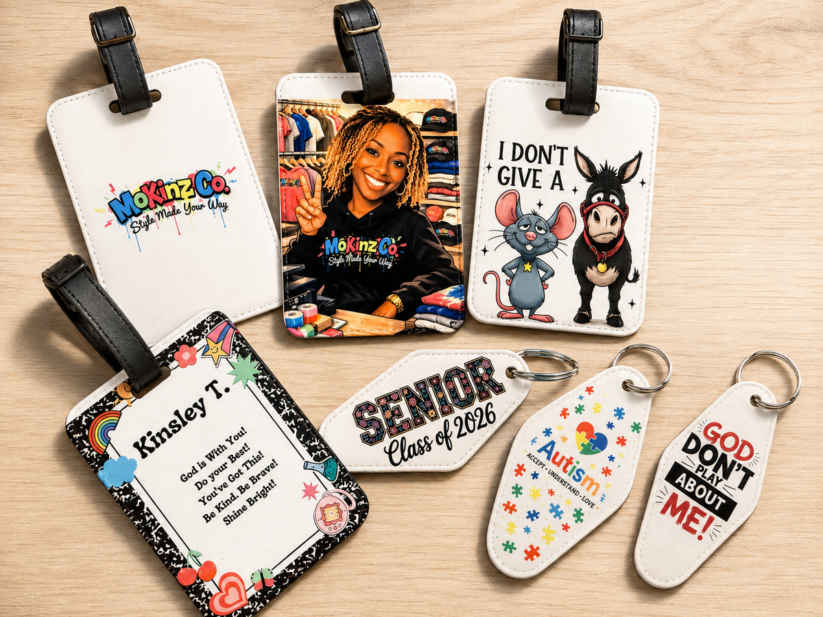 Custom Luggage Tags & Keychains