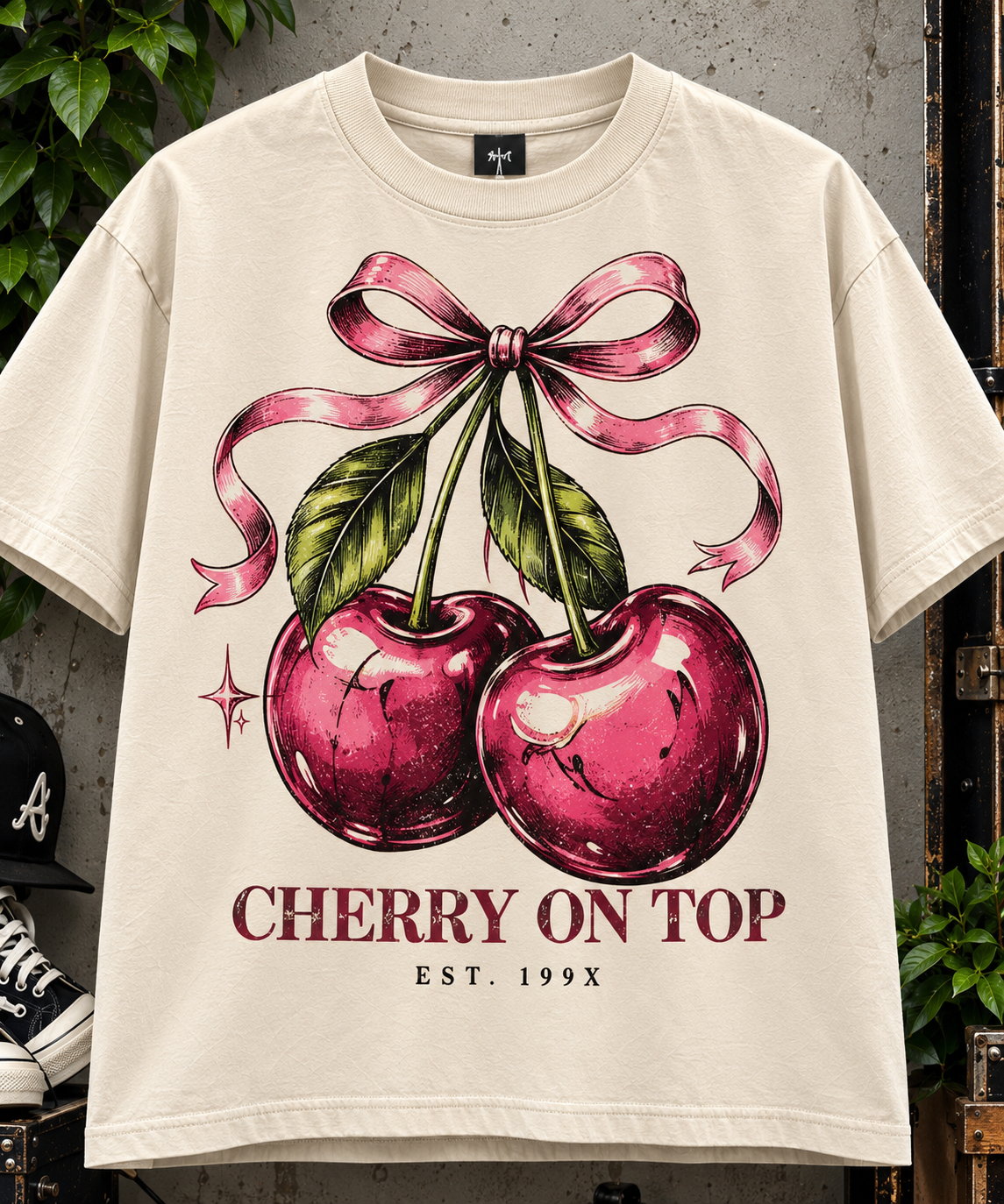 Cherry on Top Oversized Tee
